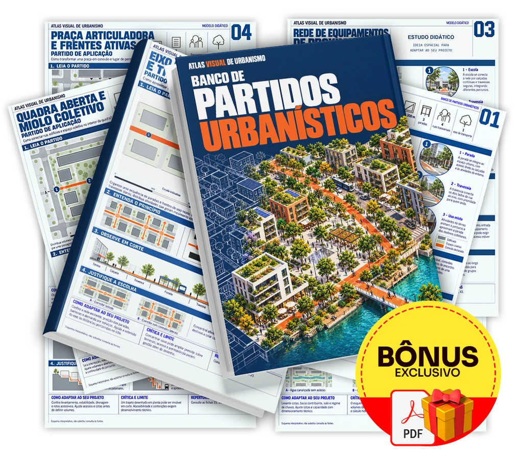Mockup do bônus: Banco de Partidos Urbanísticos